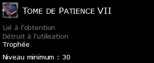 Tome de Patience VII