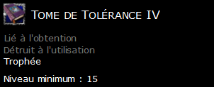 Tome de Tolérance IV