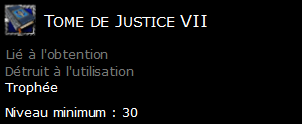 Tome de Justice VII