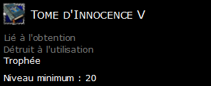 Tome d'Innocence V