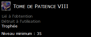 Tome de Patience VIII