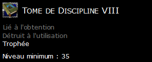 Tome de Discipline VIII