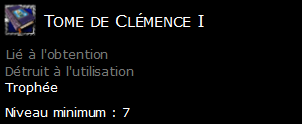 Tome de Clémence I