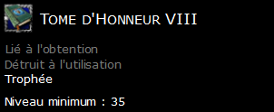 Tome d'Honneur VIII