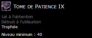 Tome de Patience IX