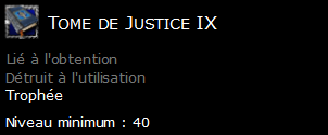 Tome de Justice IX