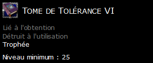 Tome de Tolérance VI