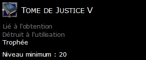 Tome de Justice V