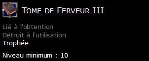 Tome de Ferveur III