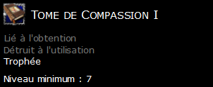 Tome de Compassion I