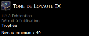 Tome de Loyauté IX