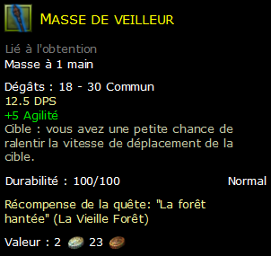 Masse de veilleur