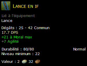 Lance en if