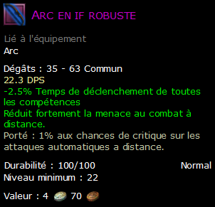 Arc en if robuste