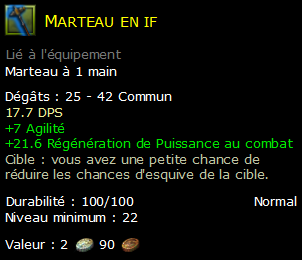 Marteau en if