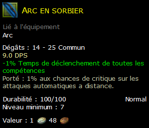 Arc en sorbier