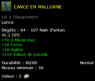 Lance en mallorne