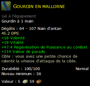 Gourdin en mallorne