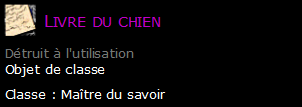 Livre du chien