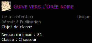 Guive vers l'Orée noire