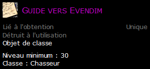 Guide vers Evendim