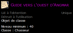 Guide vers l'ouest d'Angmar