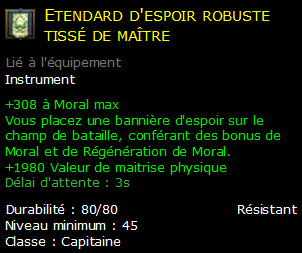 Etendard d'espoir robuste tissé de maître