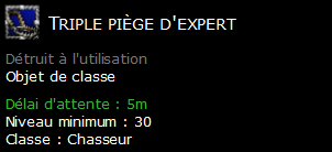 Triple piège d'expert