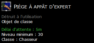 Piège à appât d'expert