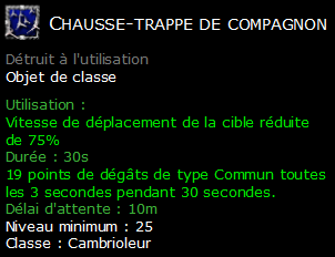 Chausse-trappe de compagnon