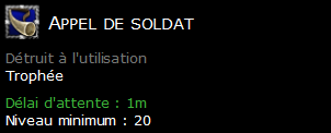 Appel de soldat