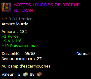 Bottes lourdes de recrue vétéran