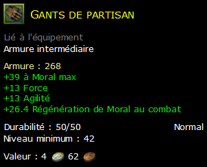 Gants de partisan