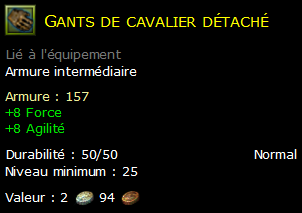 Gants de cavalier détaché