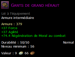 Gants de grand héraut