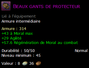 Beaux gants de protecteur