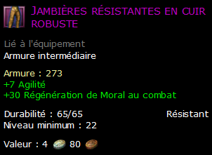 Jambières résistantes en cuir robuste