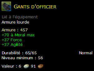 Gants d'officier