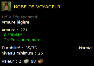 Robe de voyageur