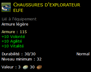 Chaussures d'explorateur elfe