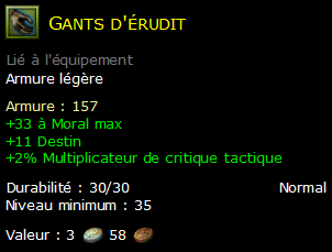 Gants d'érudit