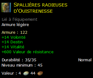 Spallières radieuses d'Ouistrenesse