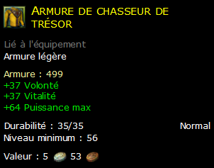 Armure de chasseur de trésor