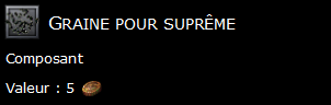 Graine pour suprême