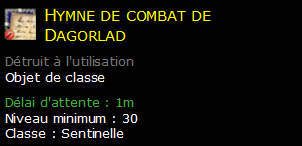 Hymne de combat de Dagorlad