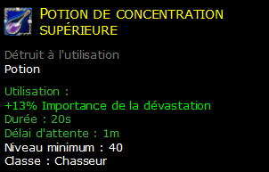 Potion de concentration supérieure