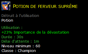 Potion de ferveur suprême