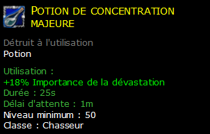 Potion de concentration majeure