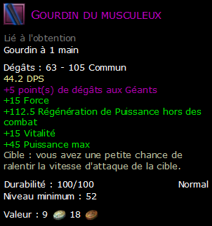 Gourdin du musculeux