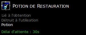 Potion de Restauration